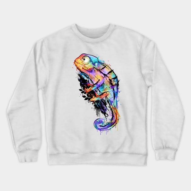 chameleon Crewneck Sweatshirt by alnavasord